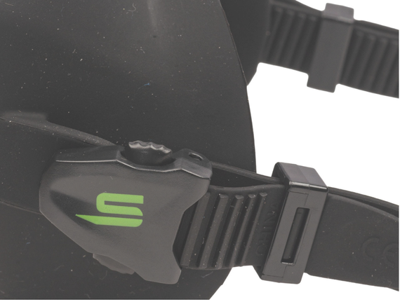 Маска Salvimar NEO, черная, АНТИФОГ