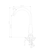 Смеситель Rossinka W35-24 для кухни