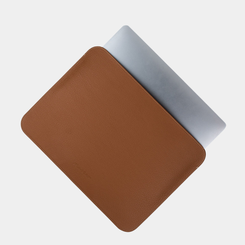 Чехол для MacBook 13-14-15" и документов из кожи теленка, цвета карамель