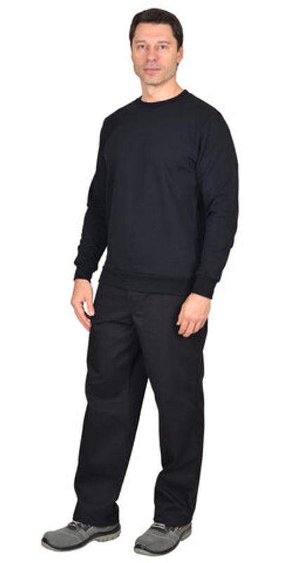 Толстовка длинный рукава черная