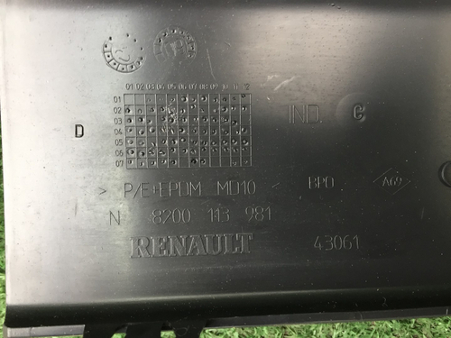 Накладка переднего бампера Комплект Renault Clio 2 (2001-2013)