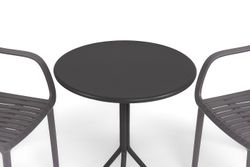 "Мохито" обеденная группа на 2 персоны, цвет темно-серый