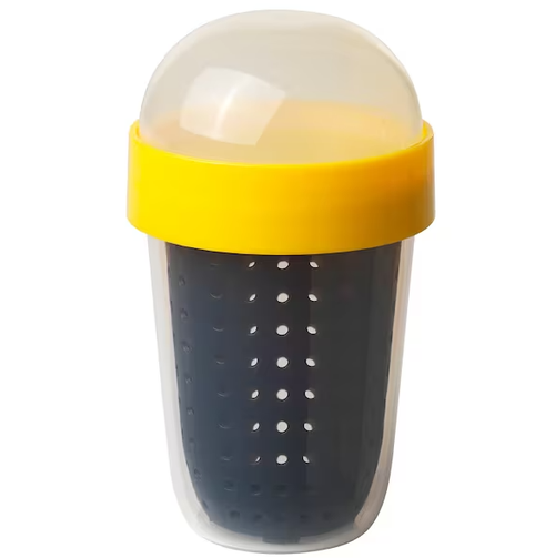 СПЛИТТЕРНИ SPLITTERNY Контейнер пищевой 300 мл, серый/желтый