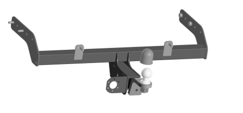 Фаркоп WESO 1229-E на Lada Granta 2011 - 2016, Datsun On-Do, Lada Kalina ВАЗ 1117, ВАЗ 1118, ВАЗ 21 94