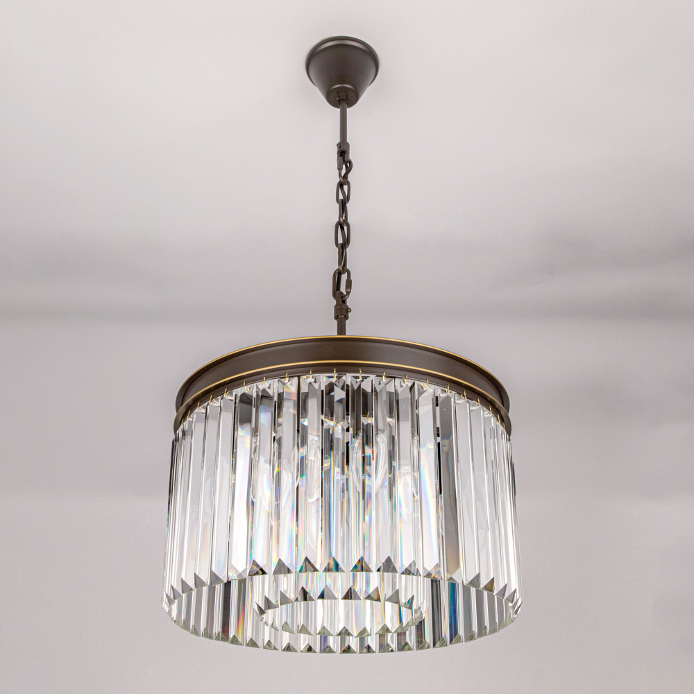 Citilux Мартин CL332081 Люстра хрустальная подвесная Прозрачная