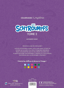 Раскраска Coloriages mystères - Schtroumpfs Tome 2, 128 стр.