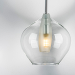 803041 Подвес PENTOLA 1х25W G9 ХРОМ/ПРОЗРАЧНЫЙ