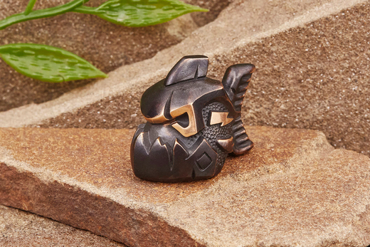 Бусина для темляка Пиранька (бронза) от мастерской Братьев Пешковых