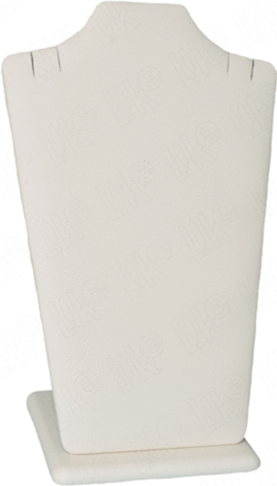 Бюст плоский/4 прорези на плечиках/квадратное основание/ф.№5 (резинка)