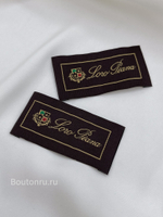 Бирка ЛП. коричневая 60 мм