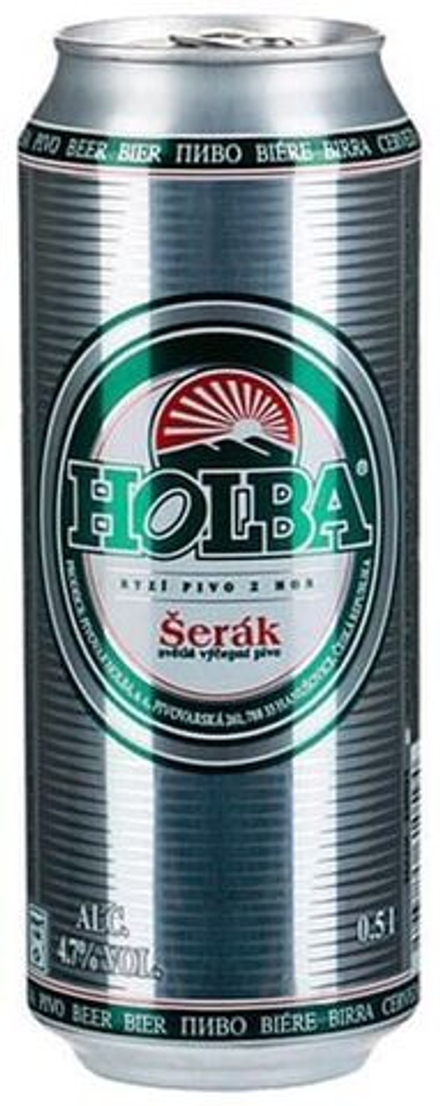 Пиво Холба Шерак / Holba Serak 0.5 - банка