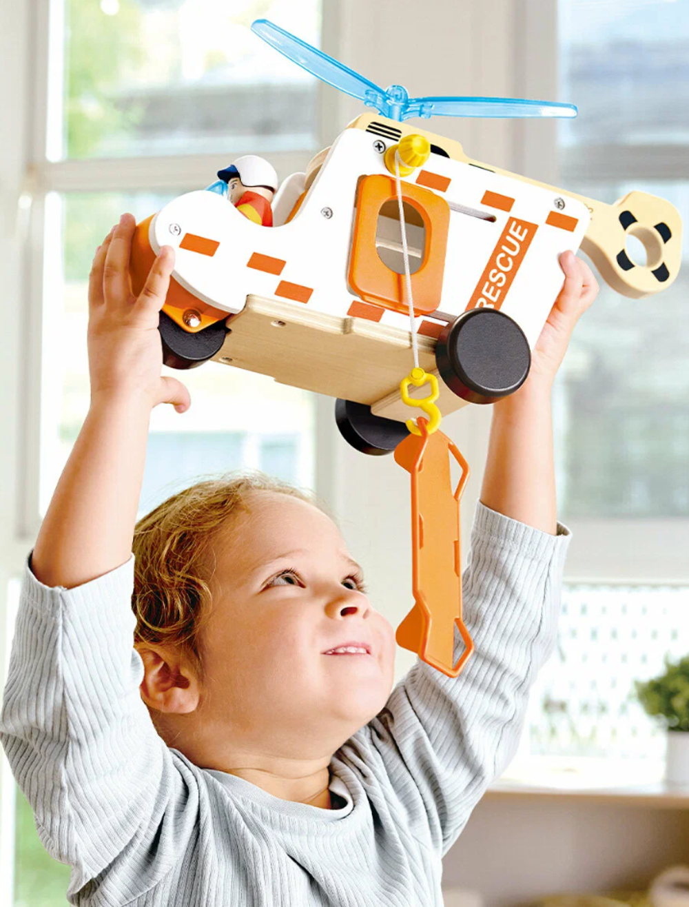 Детский игровой набор "Играем в профессии" Служба спасения на вертолете