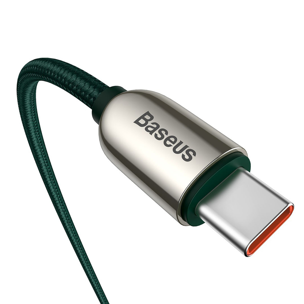 Type-C Кабель Baseus Display Fast Charging Data Cable Type-C to Type-C 100W - Green