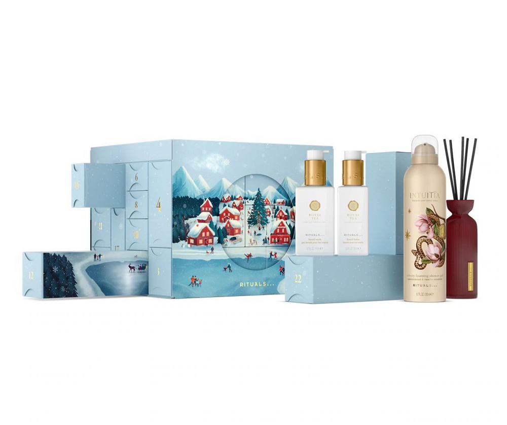 Адвент-календарь 2025 Rituals diorama, эксклюзивные бьюти-сюрпризы для лица и тела, косметика для всех типов кожи
