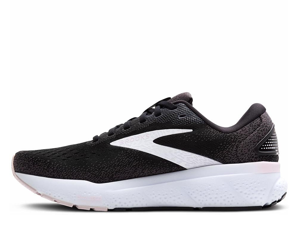 Кроссовки для бега женские Brooks Ghost 16 Черно-Пудровые