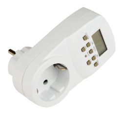 UST-E20 WHITE Таймер электронный с розеткой. 220В. 24ч. 1600Вт. Энергонезависимая память. ТМ Uniel