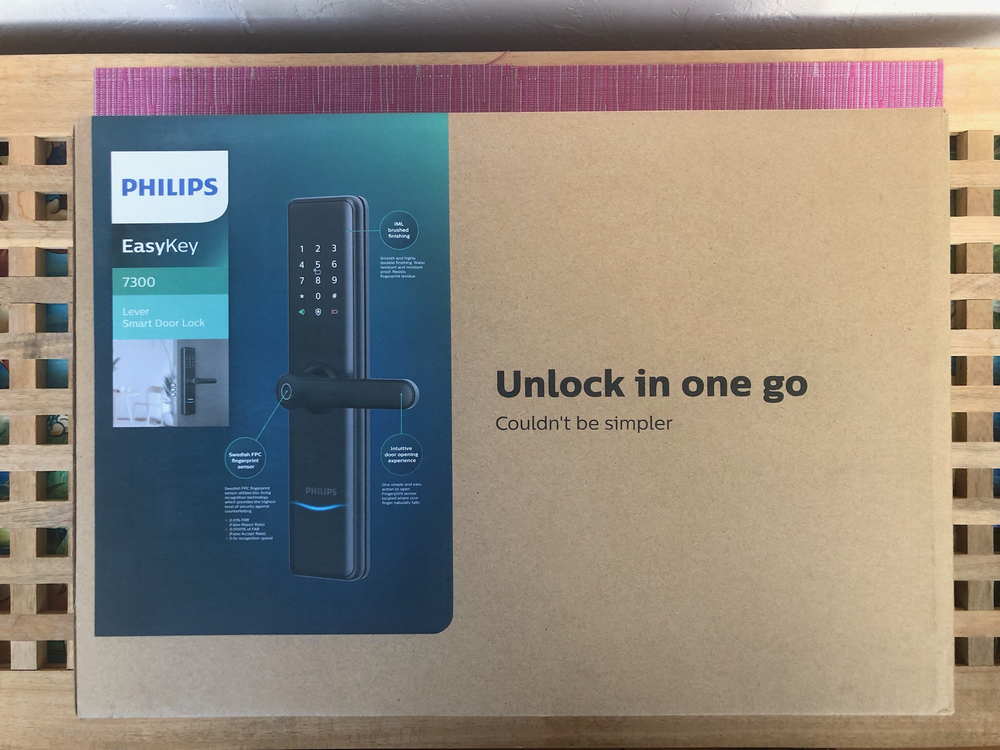 Электронный дверной замок PHILIPS EasyKey 7300 медный