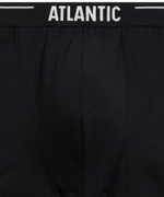 Мужские трусы шорты Atlantic, набор из 5 шт., хлопок, морская волна + бирюзово-зелёные + чёрные + серые меланж + тёмно-голубые, 5SMH-004