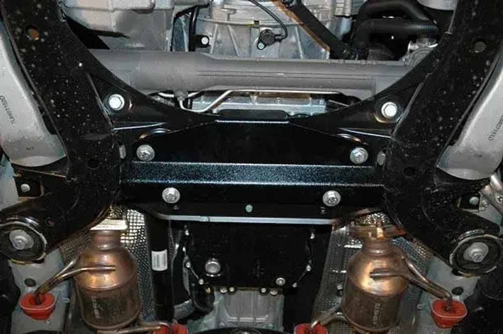 Защита картера Sheriff для Audi Q7 I (4L) 2005-2015 арт.02.1225