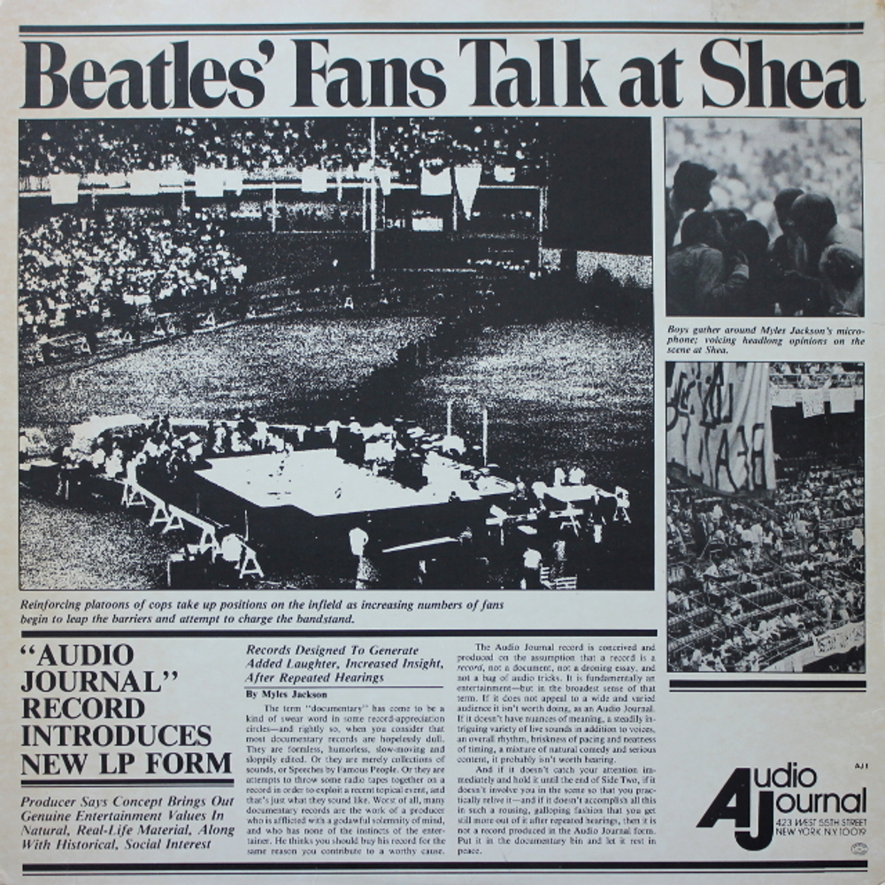 The Beatles / Beatles At Shea Stadium - Described By Erupting Fans! (LP)