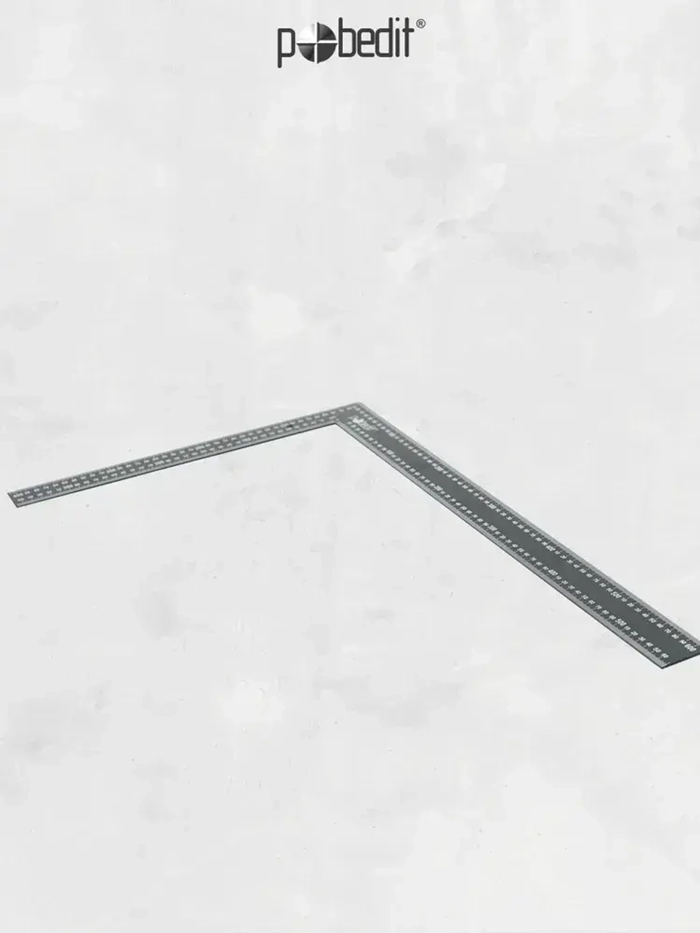 Угольник строительный металлический крашенный 600 х 400 мм Pobedit