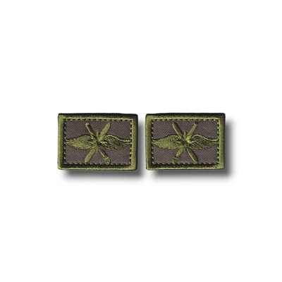 Эмблемы ( Нашивка Знак ) Петличные ( Петлицы ) ВКС Полевые Оливковые