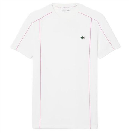 Теннисная футболка Lacoste Ultra Dry Sport - white