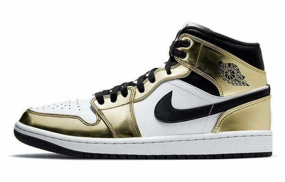 Кроссовки Jordan Air Jordan 1 Mid Se "Metallic Gold"