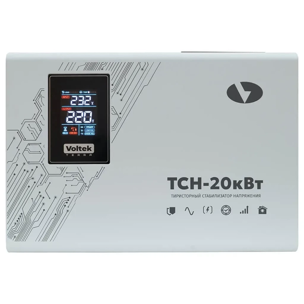 Стабилизатор напряжения однофазный VOLTEK ТСН 20000 (20000ВА)