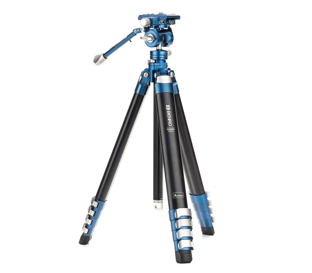 Штатив Benro Cyanbird Pro, алюминиевый, с головой для фото и видео, TCBA25FS20PROC501