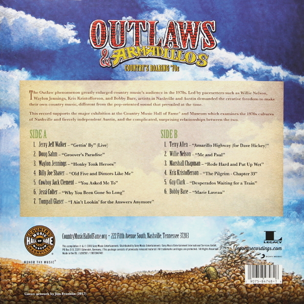 Сборник / Outlaws & Armadillos: Country's Roaring '70s Vol. 1 (LP)