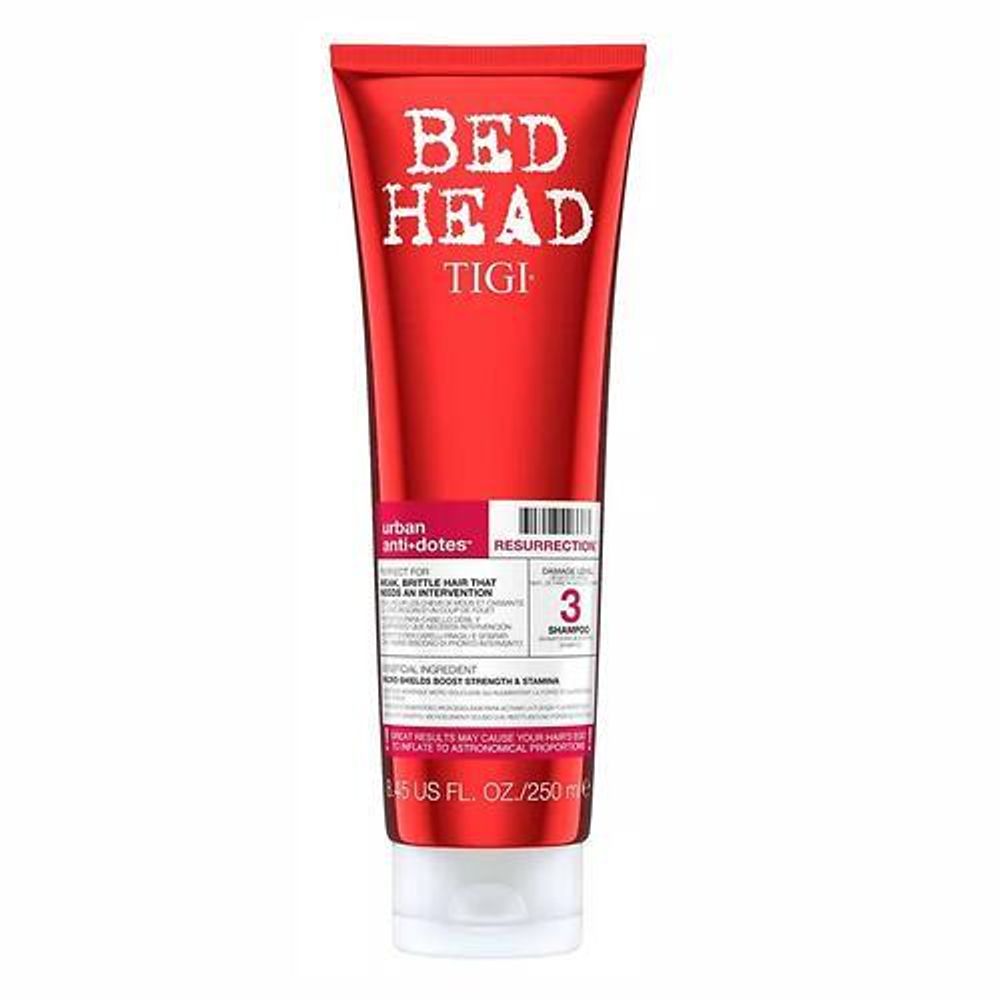 Шампунь для сильно поврежденных волос уровень-3 TIGI Bed Head Urban Anti+dotes Resurrection 3 Shampoo 250 мл