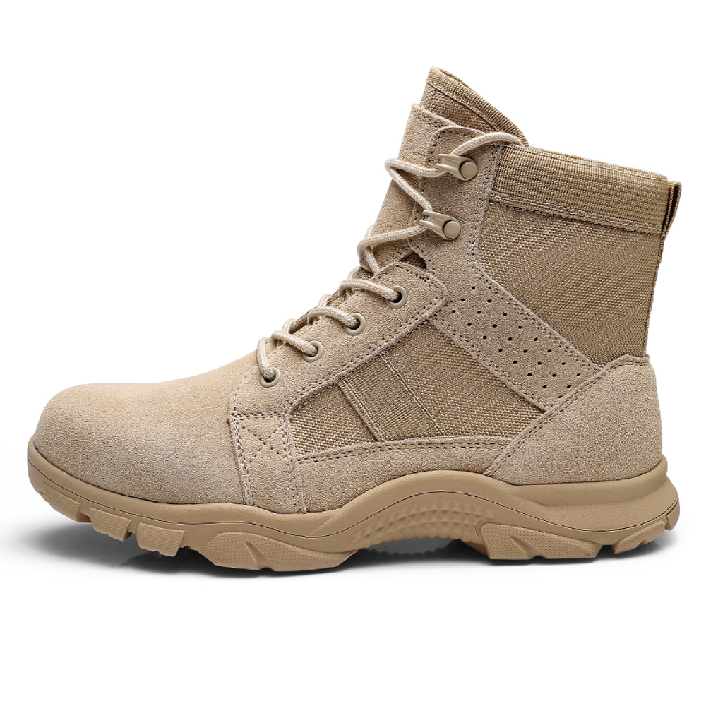 QIANGREN 3515 Outdoor Boots Men"s Apricot