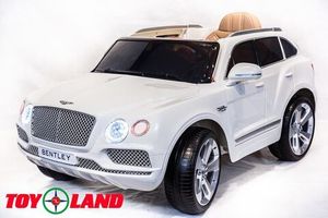 Детский электромобиль Toyland Bentley Bentayga белый