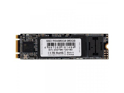 SSD накопитель AMD Radeon R5 960ГБ, M.2 2280, SATA III, [R5M960G8]