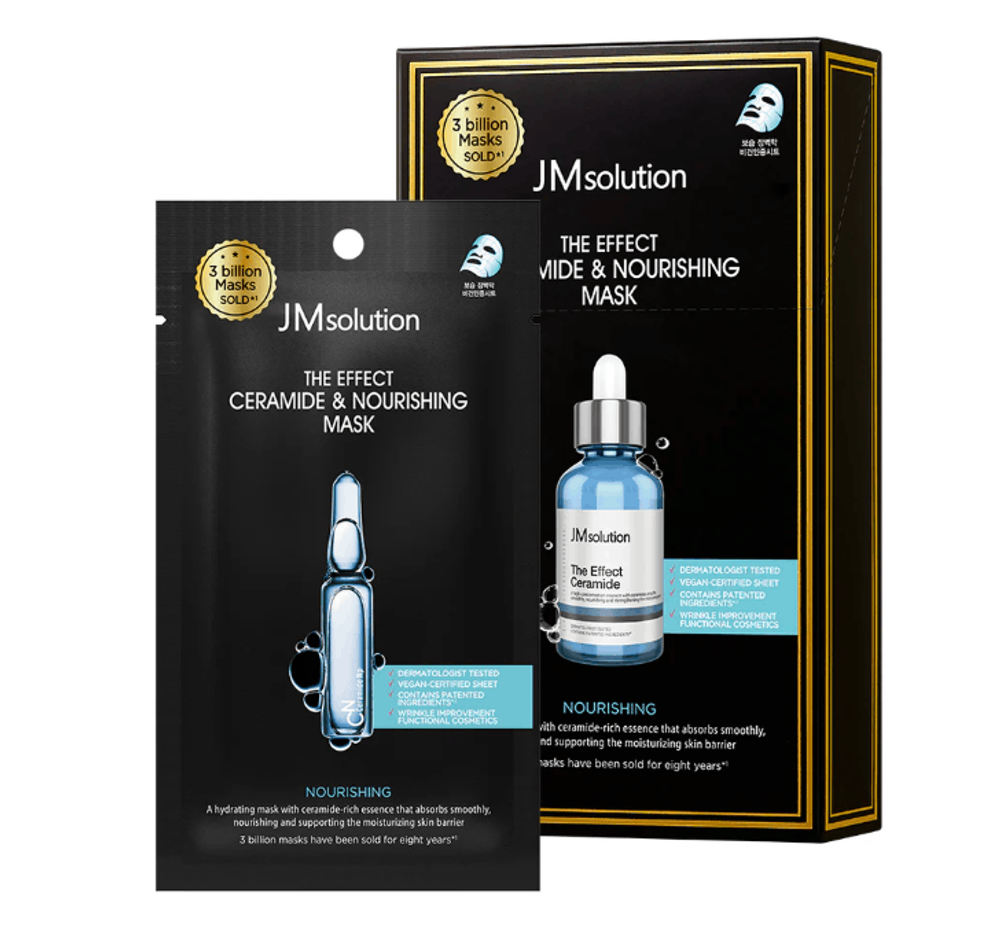 JMsolution The Effect Ceramide Nourishing Mask, 24ml*1ea, Востанавливающая маска с керамидами
