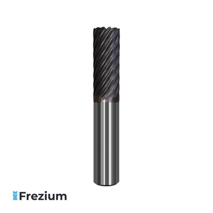 Концевая фреза твердосплавная по металлу 16x16x40x93 R0.5 Z12; VHM TN H JET R0.5