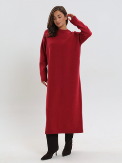 Вязанное платье длинное