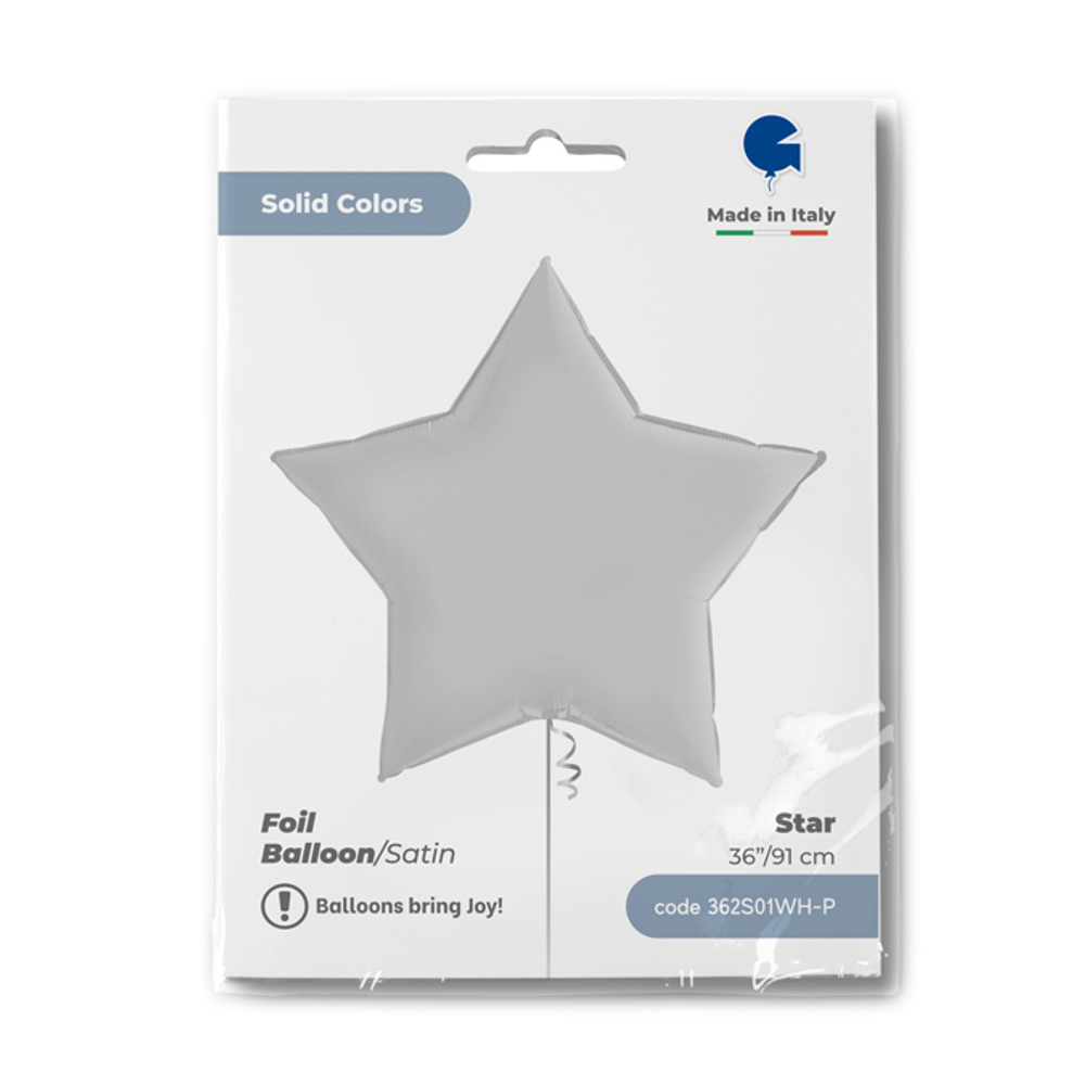 Звезда 36" Белый сатин Gr