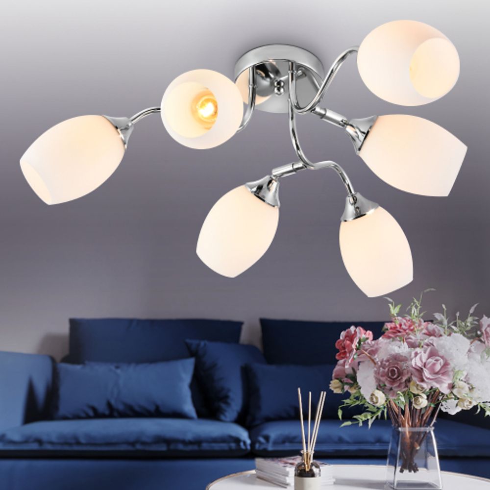 Люстра Rivoli Hollie 3135-306 6 х Е27 60 Вт модерн | Rivoli