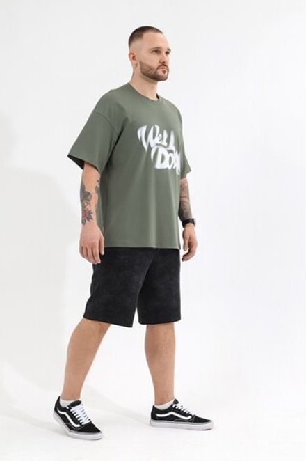 Фуфайка (футболка) мужская Леон-4 Виотекс ХАКИ