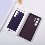 LEATHER CASE c MagSafe для Samsung S24