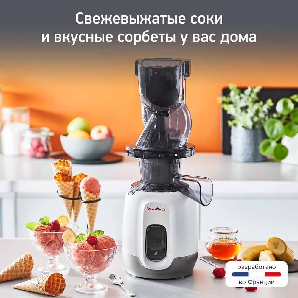 Соковыжималка шнековая Moulinex Ultra Juice ZU600110