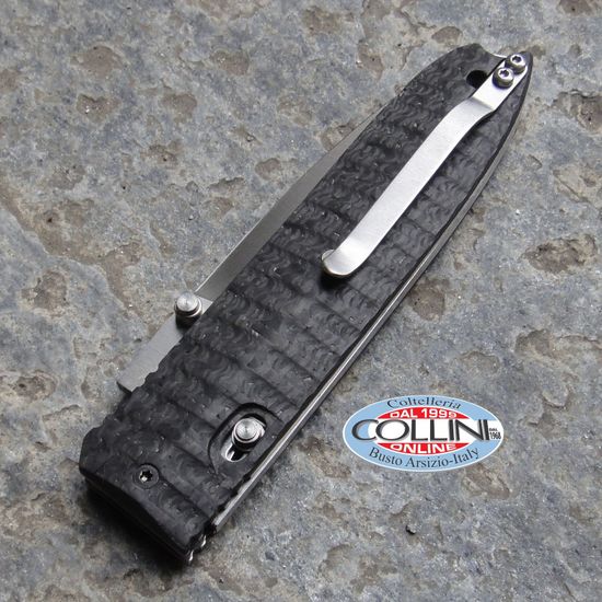 Складной нож Lion Steel "Daghetta" L/8700 CF c клинком из стали D2, рукоять карбон / G10 laminate
