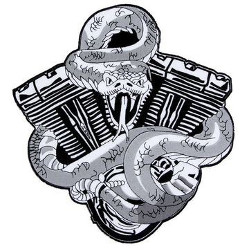 Нашивка Кобра на движке (230*250)