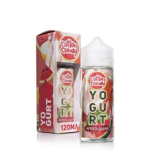 Купить Жидкость Cotton Candy Yogurt - Арбуз-Дыня (120 млl)