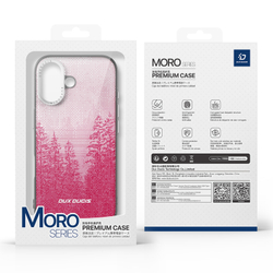 Чехол с MagSafe красного цвета от Dux Ducis для iPhone 17, серия Moro Series Magnetic Case