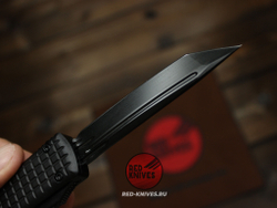 Нож Microtech Ultratech Delta Shadow Frag T/E - черный клинок танто + запчасти МТ1