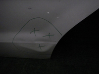 Дверь задняя левая Mercedes M GLE W166 (11-18)