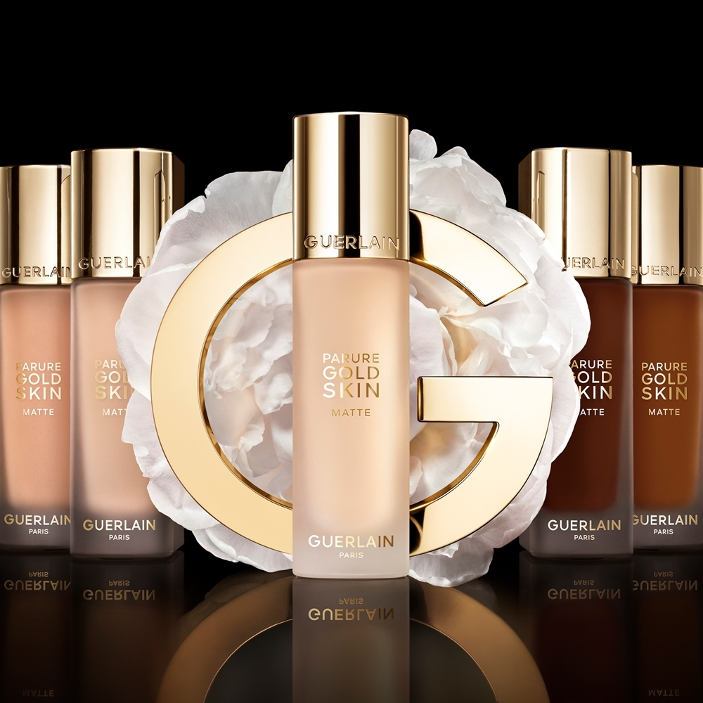 GUERLAIN Parure Gold Skin Matte Foundation - Долговечная матирующая тональная основа SPF 15, 35 ml